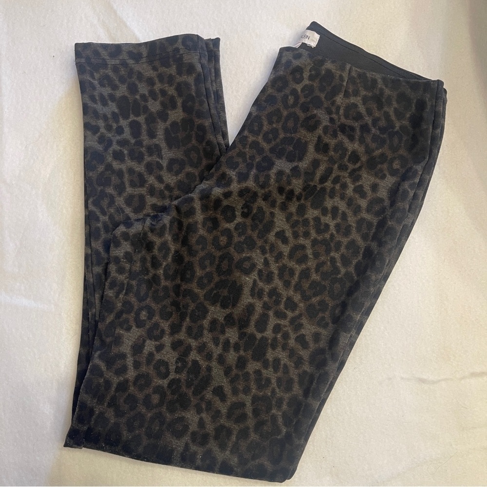 Calvin Klein Leopard Print Leggings | Size 8